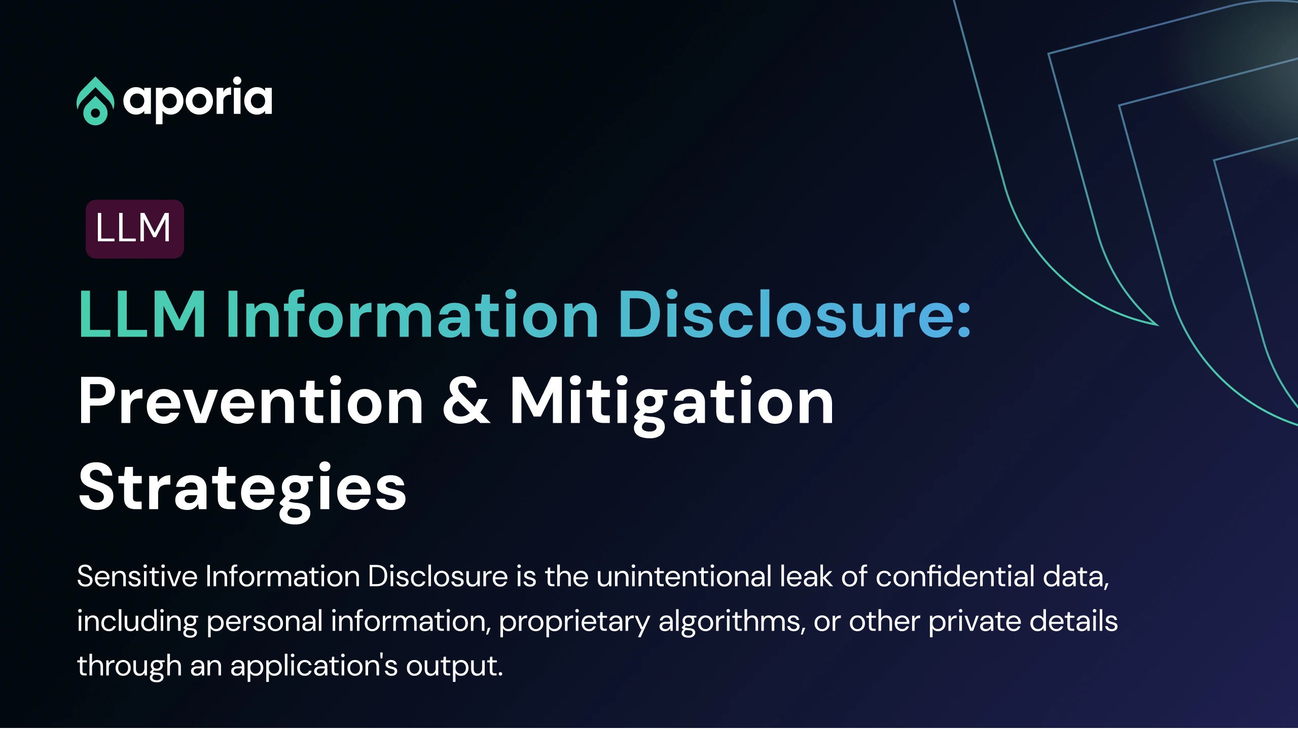 LLM Information Disclosure-Prevention and Mitigation Strategies