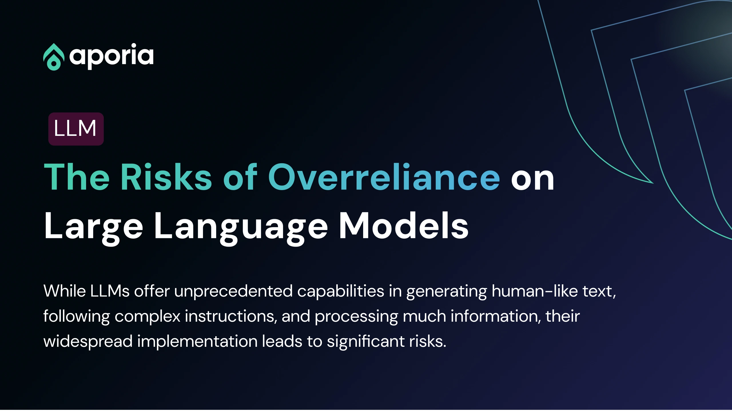 The Risks of Overreliance on Large Language Models