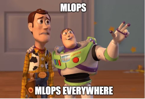 A meme that talks about the confusing MLOps space