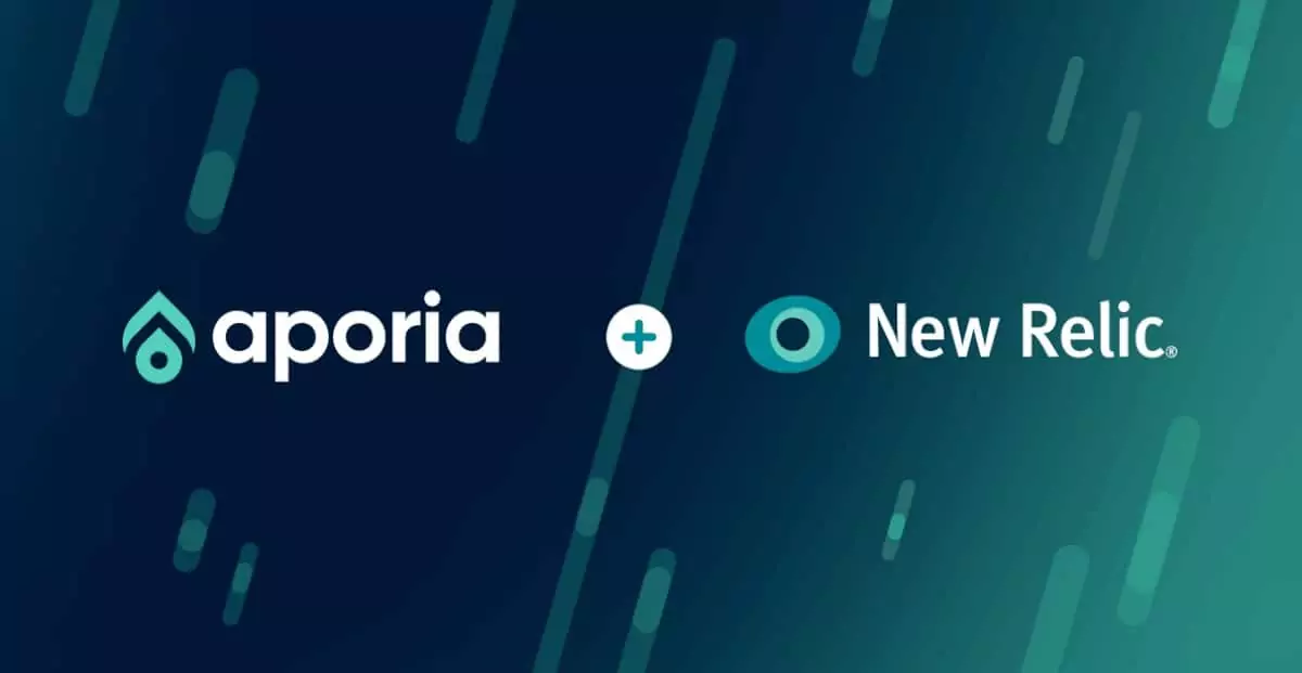 Aporia & New Relic Integration Enables End-to-End Observability - Graphic design