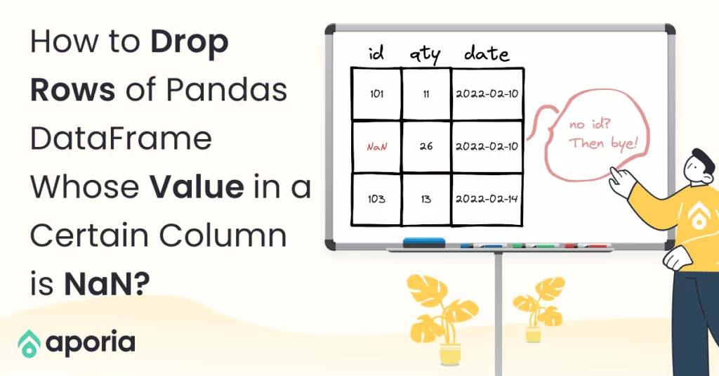 drop rows with nan in specific column pandas pyspark