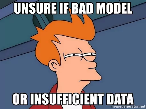 Machine Learning Model Meme Graphic